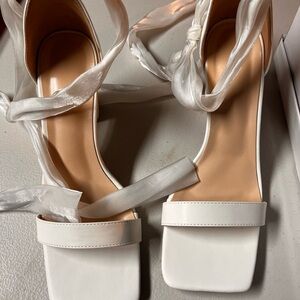Elegant White Women's Heels